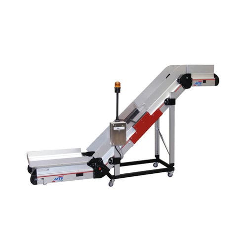 Z type conveyor - ZL-LD 120 - MTF Technik Hardy Schürfeld GmbH & Co. KG  - belt / horizontal / with adjustable slope