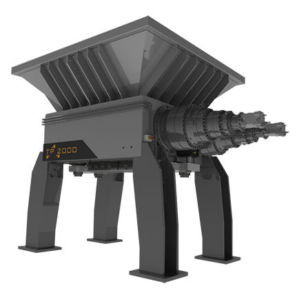 Primary shredder - TP Series - Molinari & C. s.n.c. - double shaft / metal