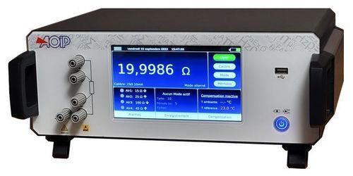Digital microhmmeter - OM 37 - AOIP - portable / bench-top / for aircraft