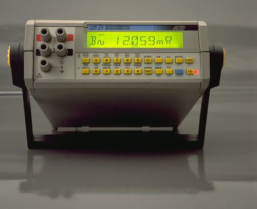 Digital microhmmeter - OM 21 - AOIP - bench-top / 4-wire / low-resistance