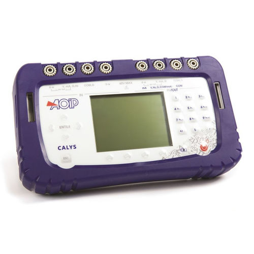 Multifunction calibrator - CALYS 50 - AOIP - temperature / voltage / current