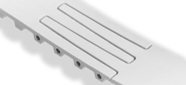 Plastic conveyor belt - PinLock junction BRECO® - BINDER MAGNETIC - industrial