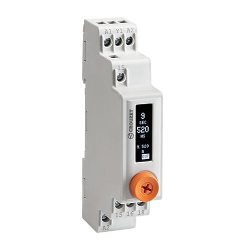 Digital timer - DZ1R - Crouzet - multi-function / time delay / DIN rail