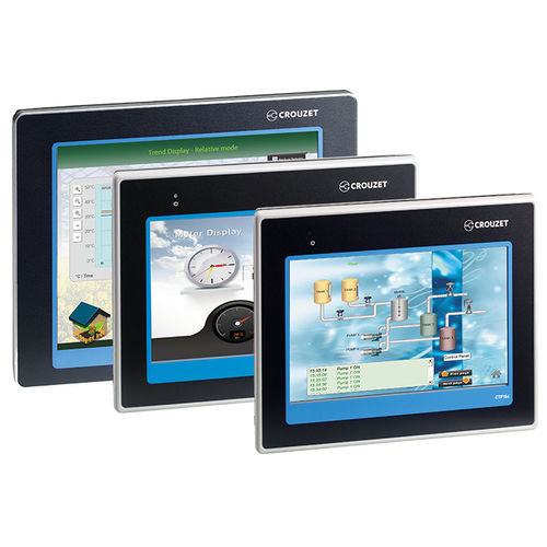 Resistive touch screen HMI - CT series - Crouzet - panel-mount / RISC / TFT LCD