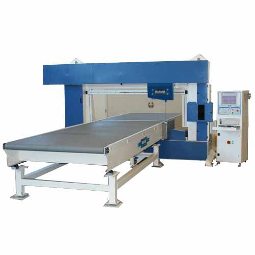 Bandknife cutting machine VCR HT RAM Elettronica vertical blade