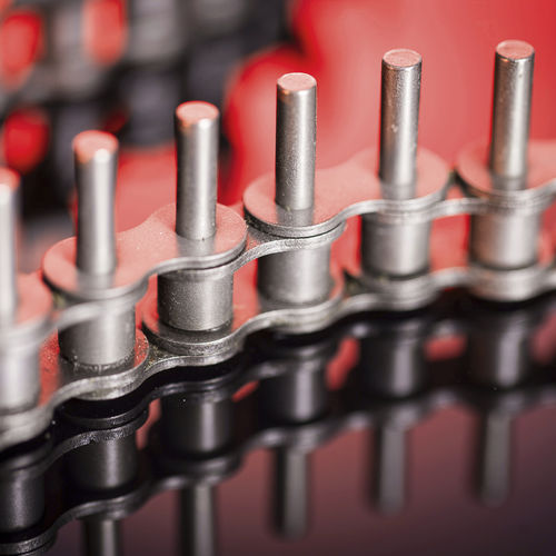 Chain with extended bearing pins - SEDIS - transmission / steel / stainless steel