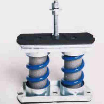 Rectangular anti-vibration mount - ELASTOPLOTS VR series - CEF POLYMERES - elastomer / spring damper