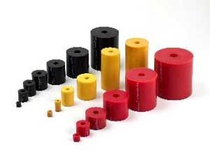 Compression spring - STRATHANE - CEF POLYMERES - cylindrical / elastomer / power
