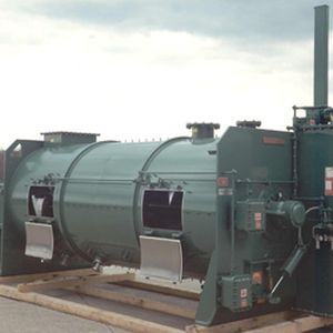 Plowshare mixer - B & P Process Equipment - horizontal / continuous-flow / for liquids