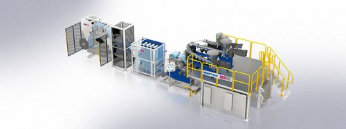 7-layer extrusion line - TubeFlex - Breyer GmbH Maschinenfabrik - flat-film / for HDPE / for LDPE