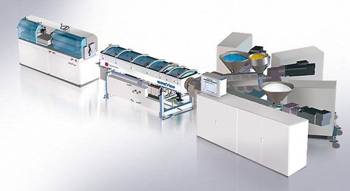 Collapsible cosmetics tube extrusion line - eco·line  - Breyer GmbH Maschinenfabrik - 7-layer / tube / for PP