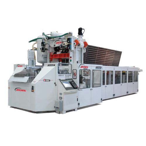Plastic film thermoformer CSQuad series Brown Machine LLC for