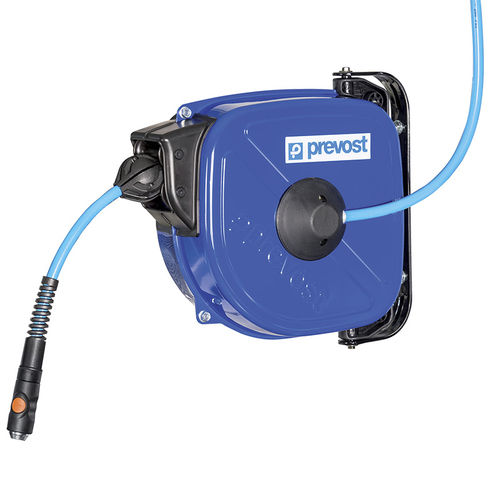 Hose reel - DRF Series - Prevost - self-retracting / for compressed air / wall-mounted