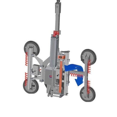 Pivoting lifting beam - PR series  - SAPELEM - industrial / glass plate / electric