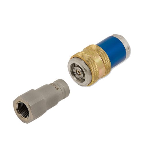 Hydraulic fitting - SBA - Stäubli Fluid Connectors - quick / carbon steel