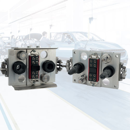 Multi-coupling connector - Stäubli Fluid Connectors - electrical power supply / pneumatic / hydraulic