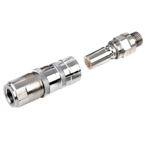 Hydraulic fitting - CBX - Stäubli Fluid Connectors - quick / stainless steel / compact