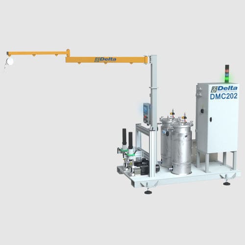 Silicone adhesive dispensing machine DMC202 Delta Application