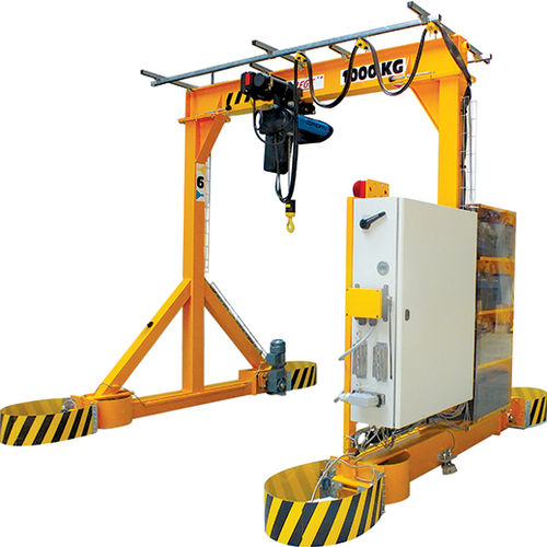 Workshop gantry crane - 914 - HUCHEZ - steel / single-girder / electric