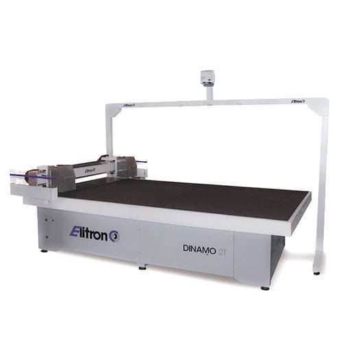 Double-head cutting machine - DINAMO 2T - Elitron IPM S.r.l. - blade / textile / for leather