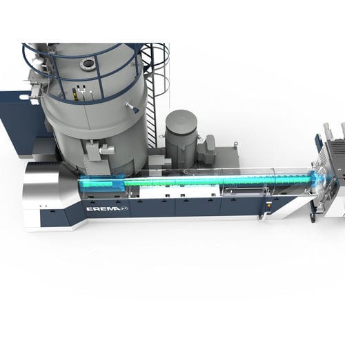 Sheet extrusion line - EcoGentle® - EREMA Engineering Recycling Maschinen und Anlagen - for thermoplastics / for PET bottle flakes