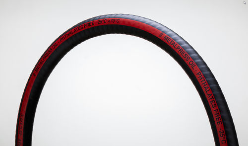 Oil hose - Metalpress Oil® - ESPIROFLEX SA - alcohol / for wine / steel