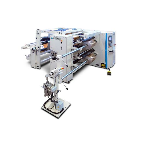 Automatic slitter-rewinder - TB-3p - EUROMAC - compact / multi-purpose
