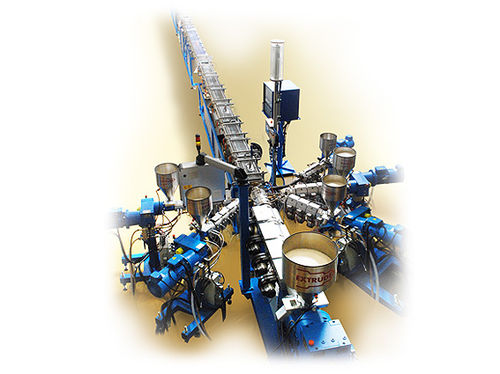 5-layers extrusion line - Extrudex Kunststoffmaschinen GmbH - tube / for PE / for EVOH
