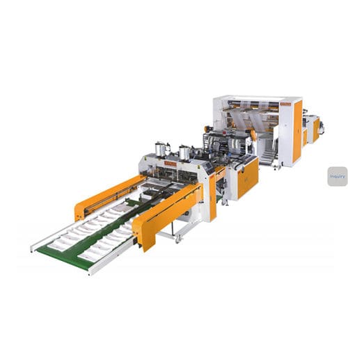 Plastic bag making machine - HP-TS-AUSR-SG-2L SERIES (2 LINES) - HYPLAS Machinery Co., Ltd - automatic
