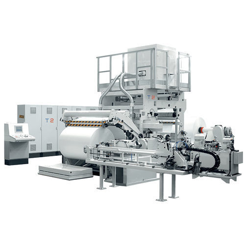 Automatic slitter-rewinder - T 2 - IMS TECHNOLOGIES S.p.A. - modular / single shaft / for paper