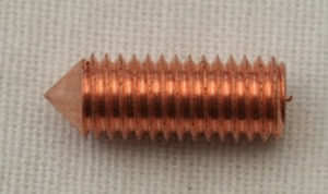 Threaded stud - SGFPXCCM822 - C2G SOUDAGE INNOVATION - copper-coated steel / butt weld
