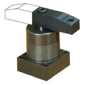 Pneumatic cylinder - TMASD series - AUTOMAX - clamping / swiveling flange / with base