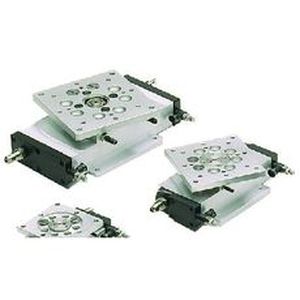 Pneumatic rotary table - GPS-YV series - AUTOMAX - horizontal / with pneumatic clamping