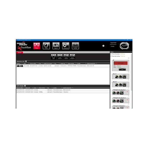 Truck flow management software - TRUCKFLOW - PRECIA MOLEN - monitoring