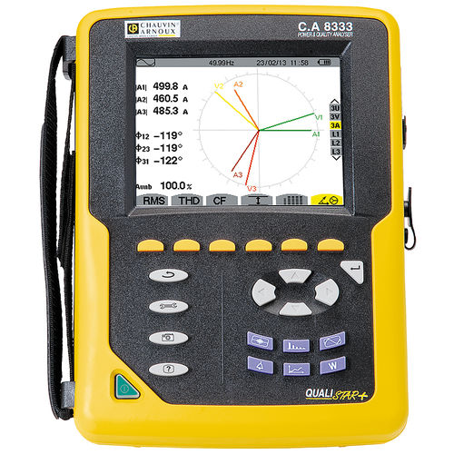 Electrical network analyzer - CA 8333 - CHAUVIN ARNOUX - power quality / portable / compact