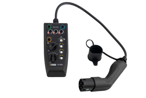 Test power adapter - CA 6652 - CHAUVIN ARNOUX - EVSE / male