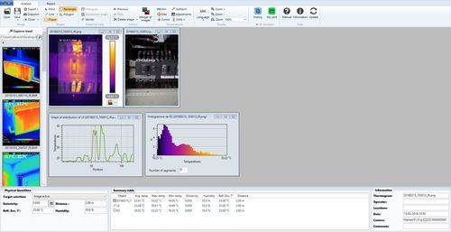 Visualization software - CAmReport AI - CHAUVIN ARNOUX - image-processing / data acquisition and analysis / reporting