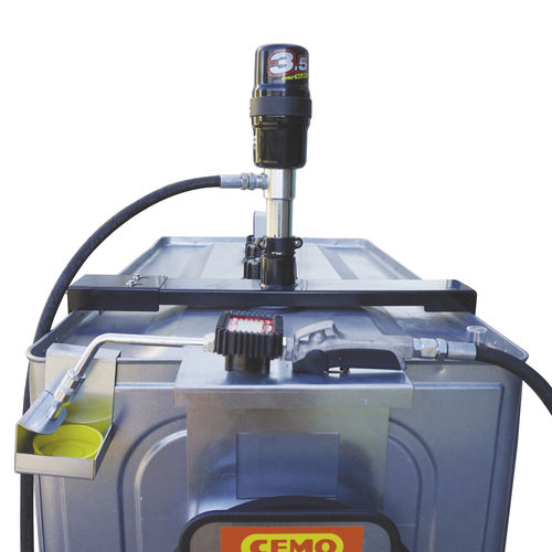 Storage tank - LUB ECO - CEMO - distribution / oil / stainless steel