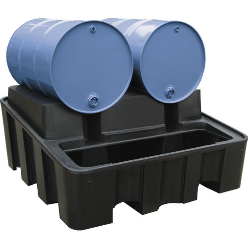 4-drum containment bund - 8674 - CEMO - 2-drum / 3-drum / polyethylene