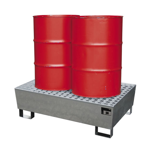 Multi-use containment bund - SW series - CEMO - for drums / galvanised steel / rigid