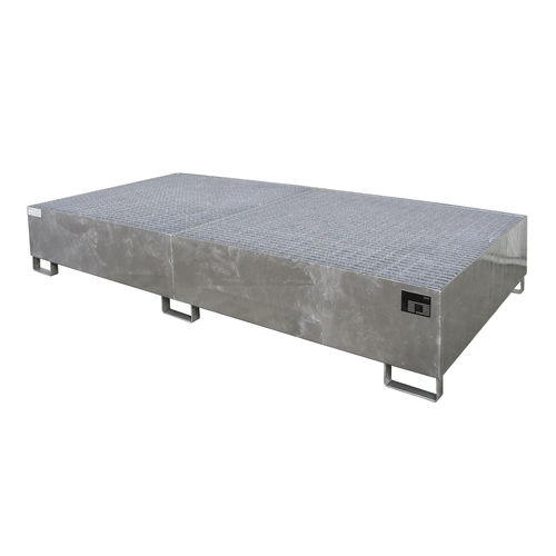 Cubitainer containment bund - CUBI-ACIER  - CEMO - galvanised steel / rigid