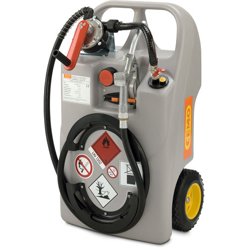 Diesel dispensing station - CEMO - mobile / single-walled / manual pumping