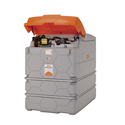 Storage vessel - GO CUBE Premium - CEMO - for diesel / high-density polyethylene (HDPE) / double-walled