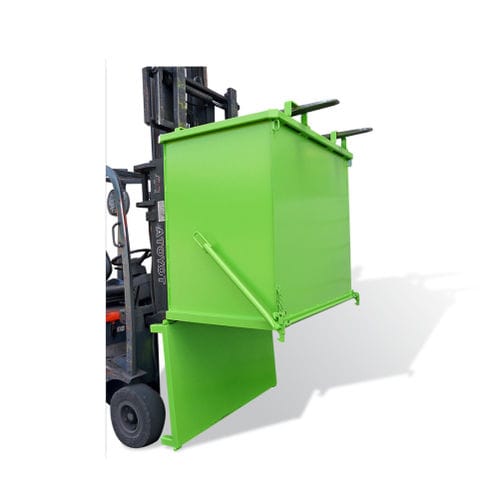 Bottom-opening tilt truck - FAP-E series - GOUBARD - for forklift trucks / wheeled