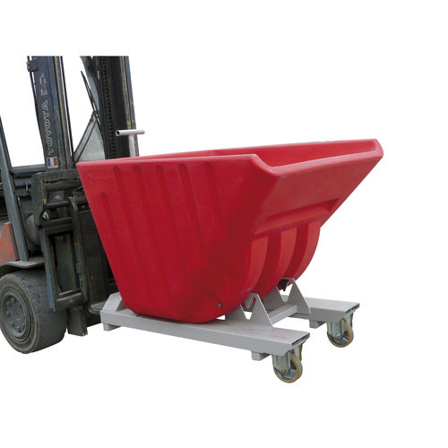 Waste tilt truck - GM series - GOUBARD - wheeled / plastic / automatic