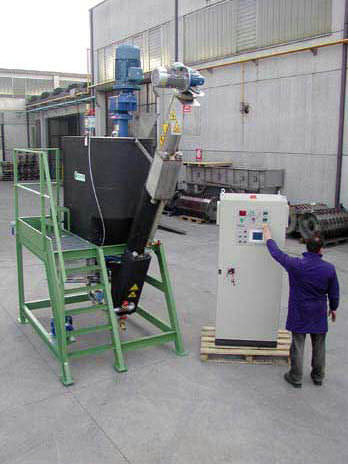 Water washing machine - MTC series - Tecnofer Ecoimpianti S.r.l. - spray / automatic / for the recycling industry