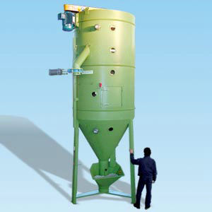 Silo with mixer - SMV series - Tecnofer Ecoimpianti S.r.l. - plastic / for recycling