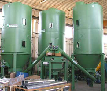 Silo with extractor - SMC series - Tecnofer Ecoimpianti S.r.l.