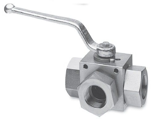 Ball valve - NORMYDRO - lever / 3-way