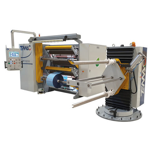 Automatic slitter-rewinder - SRP 162 - TEMAC - for paper / for plastic films / for aluminum foil